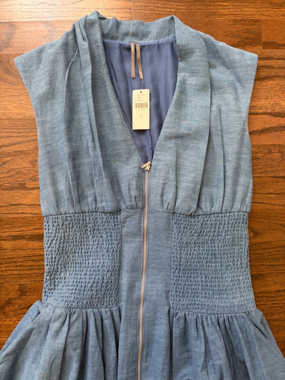 Anthropologie Tommie Eyelet Denim Dress NWT - Picture 2 of 4